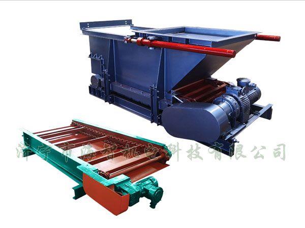 鏈板式給料機(jī)包括電控系統(tǒng)，電控系統(tǒng)包括就地控制系統(tǒng)和/或遠(yuǎn)程控制系統(tǒng)